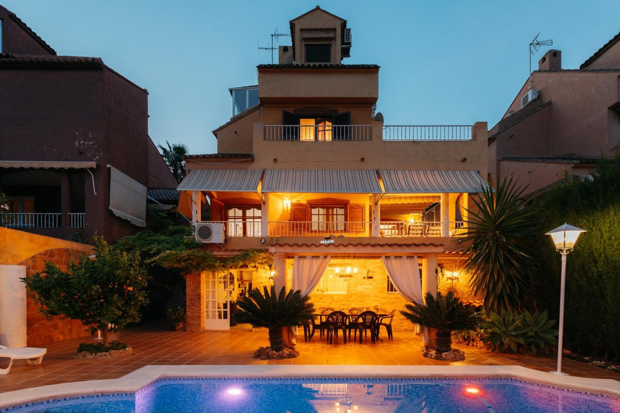 Chalet, Villa Rodeada De Naturaleza Piscina A Doce Klm De Valencia Y 7 Del Aeropuerto ภายนอก รูปภาพ
