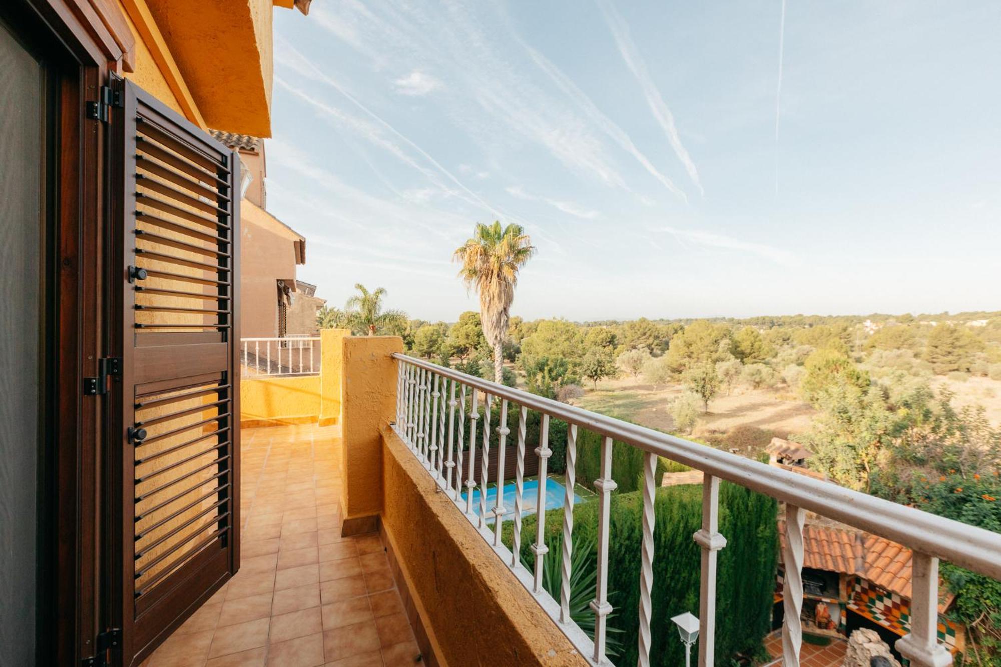Chalet, Villa Rodeada De Naturaleza Piscina A Doce Klm De Valencia Y 7 Del Aeropuerto ภายนอก รูปภาพ